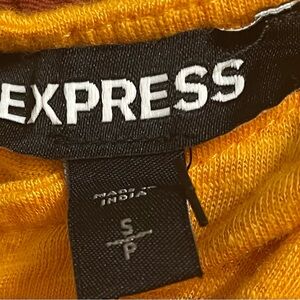 Express Mustard Knit Top